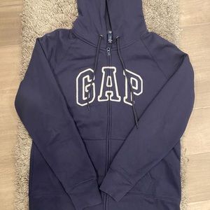 GAP Navy Blue Zip-Up Hoodie